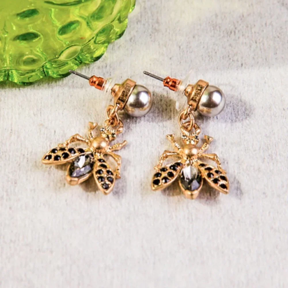 Animal crystal gypsy drop earring jewelry